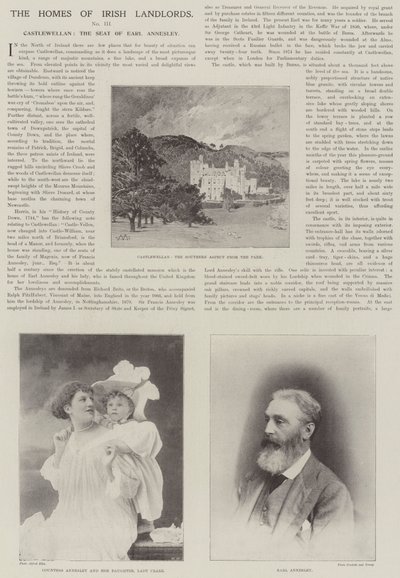 Castlewellan, the Seat of Earl Annesley by Charles Auguste Loye
